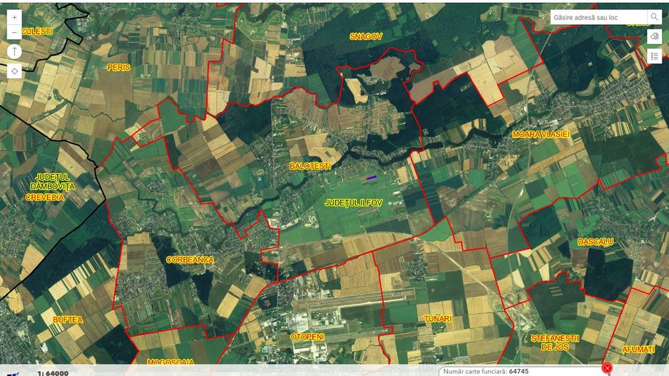 Teren intravilan cu destinatie rezidentiala 7.458 mp Balotesti - Poză 14