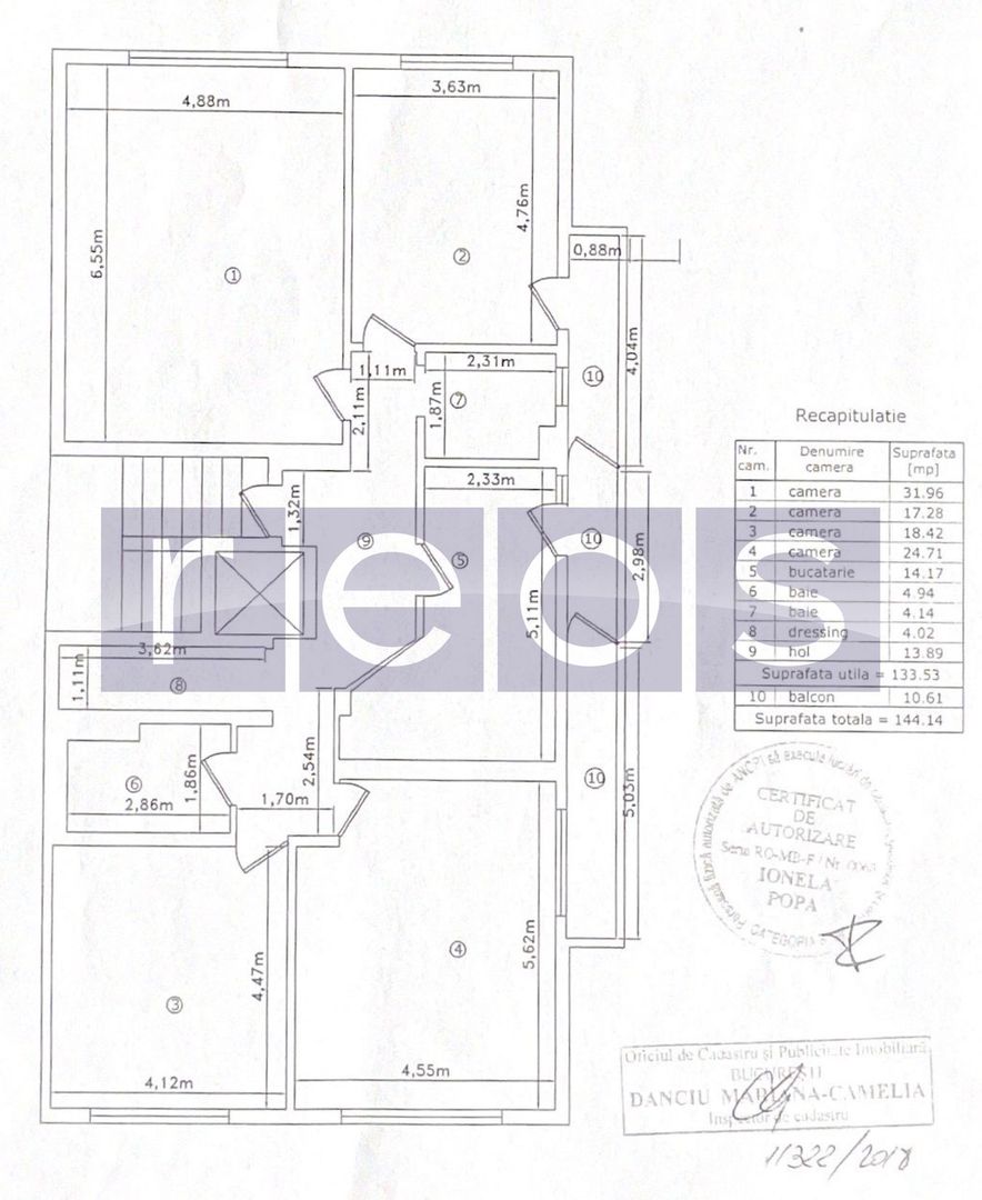 APARTAMENT 4 CAMERE |  BALCON 10MP | LOC DE PARCARE - Poză 18