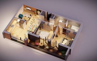 Apartament premium 3 cam, boxa, garaj-intabulat- Sibiu zona Alba Iulia - Poză 8