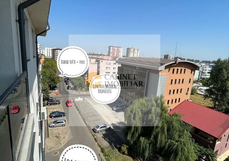 2 Camere - 55MP | Decomandat | 2019 | Etaj 5/6 | Brancusi - Poză 3