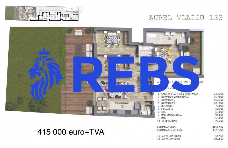 Apartament 4 camere Polona | Aurel Vlaicu  - Poză 9