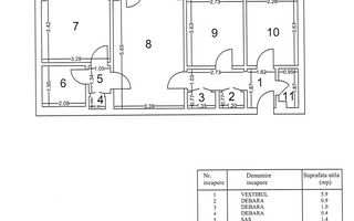Apartament de 3 Camere - Calea Rahovei / Sebastian - Schiță 13