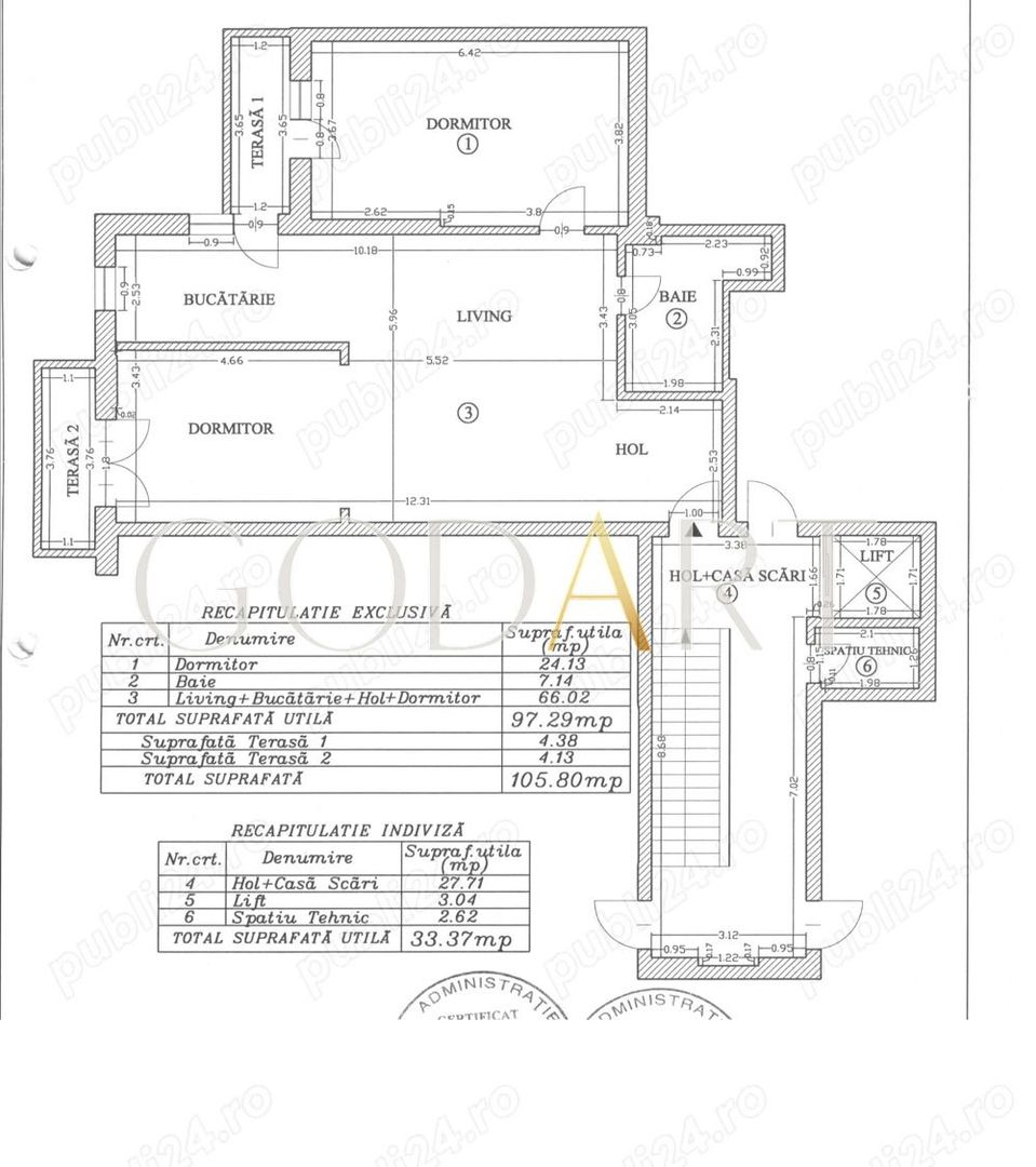 Apartament 3 camere | Vedere libera | Herastrau - Schiță 9