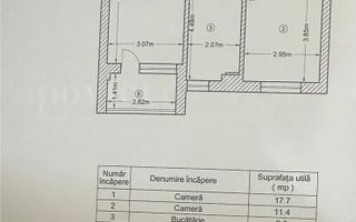 Apartament cu 2 camere de vânzare - Metrou Costin Georgian - Titan - Poză 3