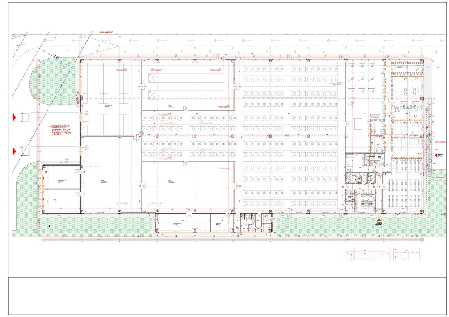 Hală de producție și depozitare cu birouri în Arad - Poză 18