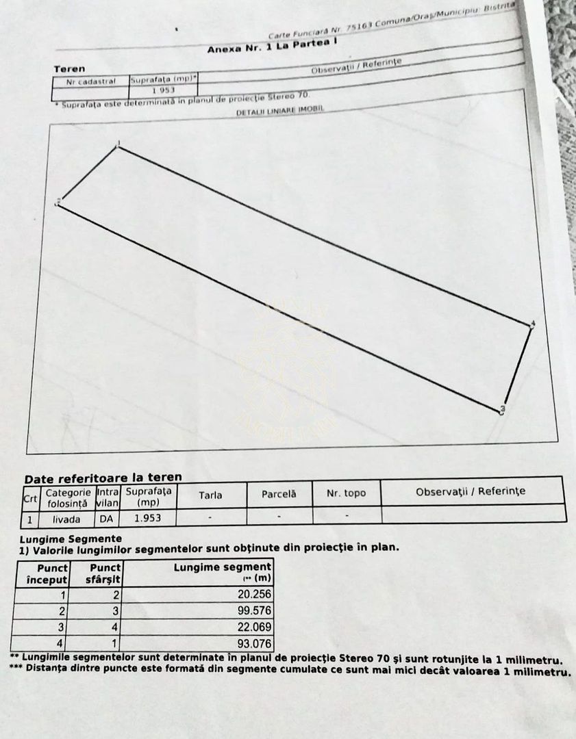 Teren intravilan 1953 mp utilitati- 4800 E/ ar Zona Valea Sigmirului - Poză 5