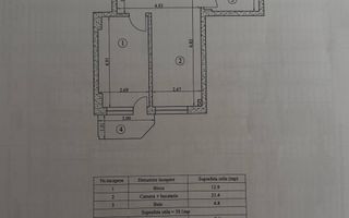 INTABULAT-Apartament 2 camere-43mp-Copou-Aleea Sadoveanu - Poză 8