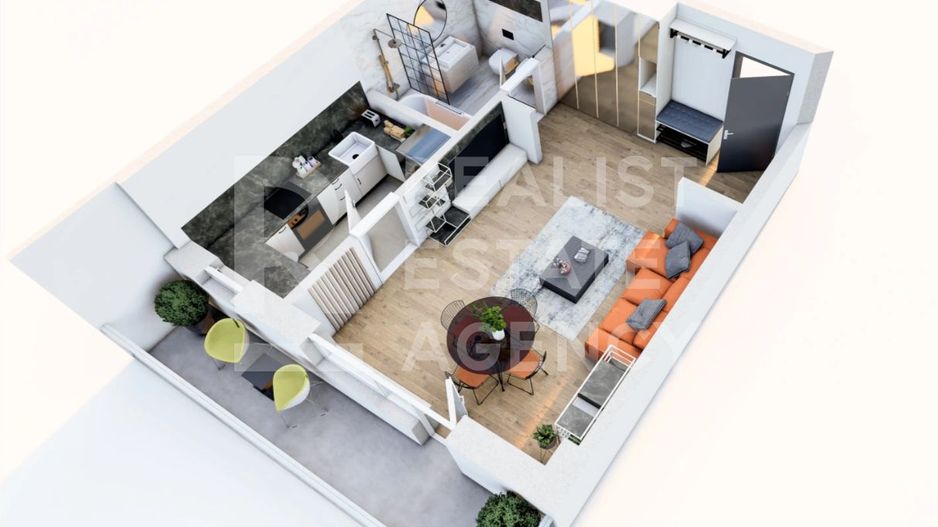 Vânzare, garsonieră, Armonia Residence, Brașov - Schiță 5