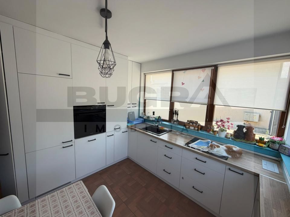 Casa individuala la cheie, 5 camere, 126 mp+474 mp teren, zona Gilau - Poză 9