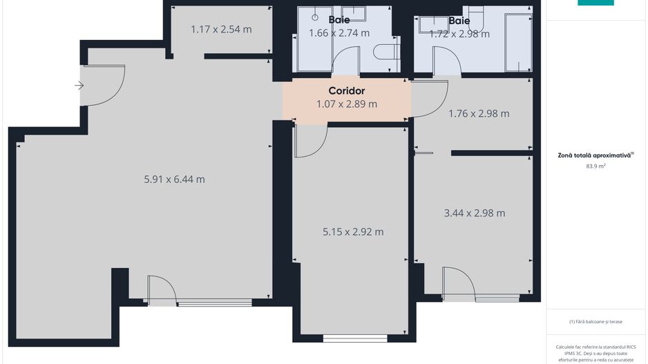 Apartament 3 camere – Adora Park , Augustin Doinaș - Poză 7