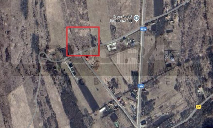 Teren intravilan, 3800 mp,  parcelabil, comuna Chinteni - Poză 1