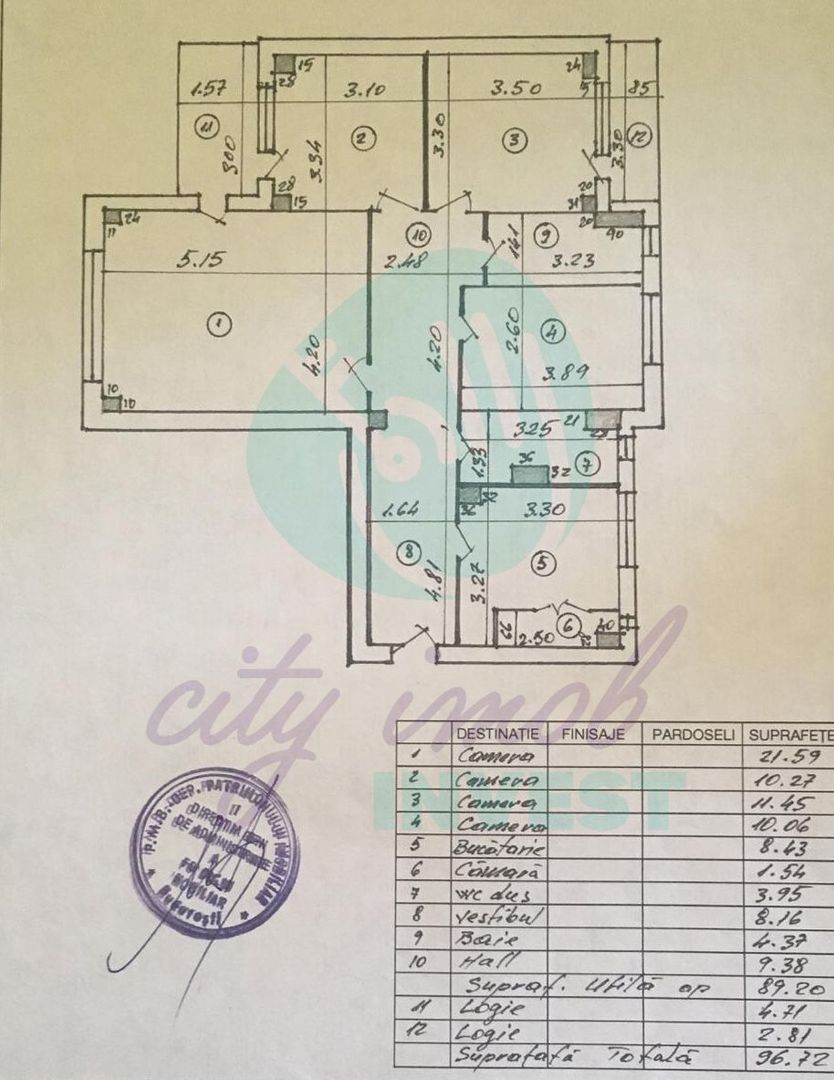 4 camere Piața Victoriei 97mp | Bloc monolit| Vedere Mixtă - Poză 6