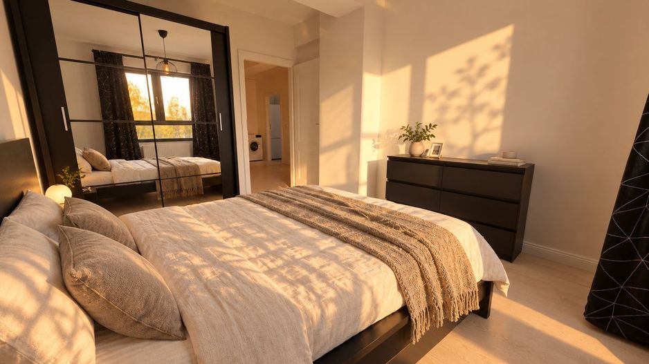 Apartament 2 camere de închiriat în Pipera, 56 mp, 550 €/lună, mobilat - Poză 6