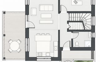 Casa individuala de vanzare, 5 camere, dressing, 3 bai, 600mp curte - Poză 5