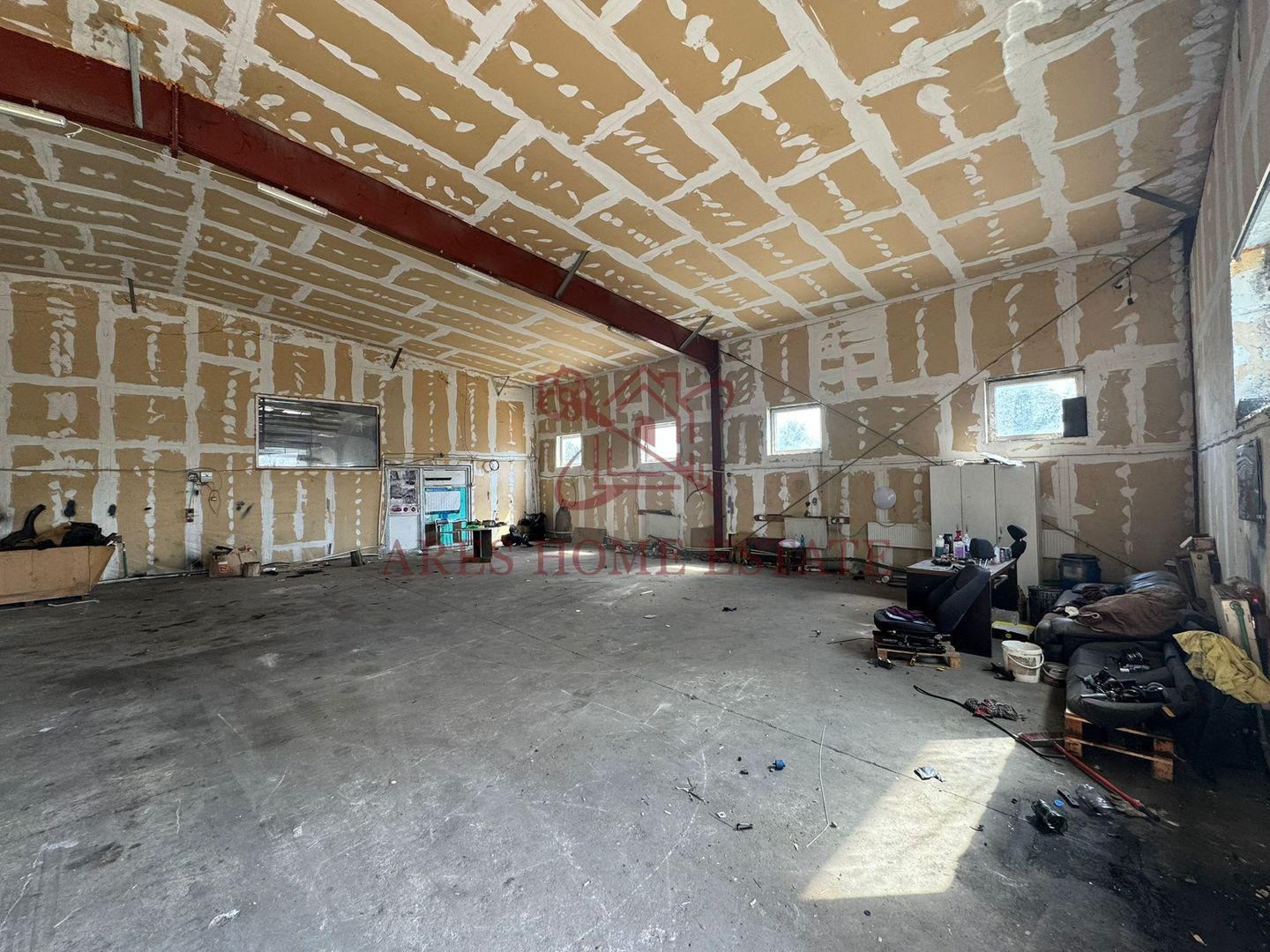 Hală depozit/industrial 228 mp – Moșnița Nouă. Fostele hale Avicola. - Poză 6