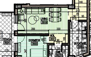 Apartament A09 cu 2 Cam  Et.2/3  Bl.Nou str.Ostroveni - Poză 7