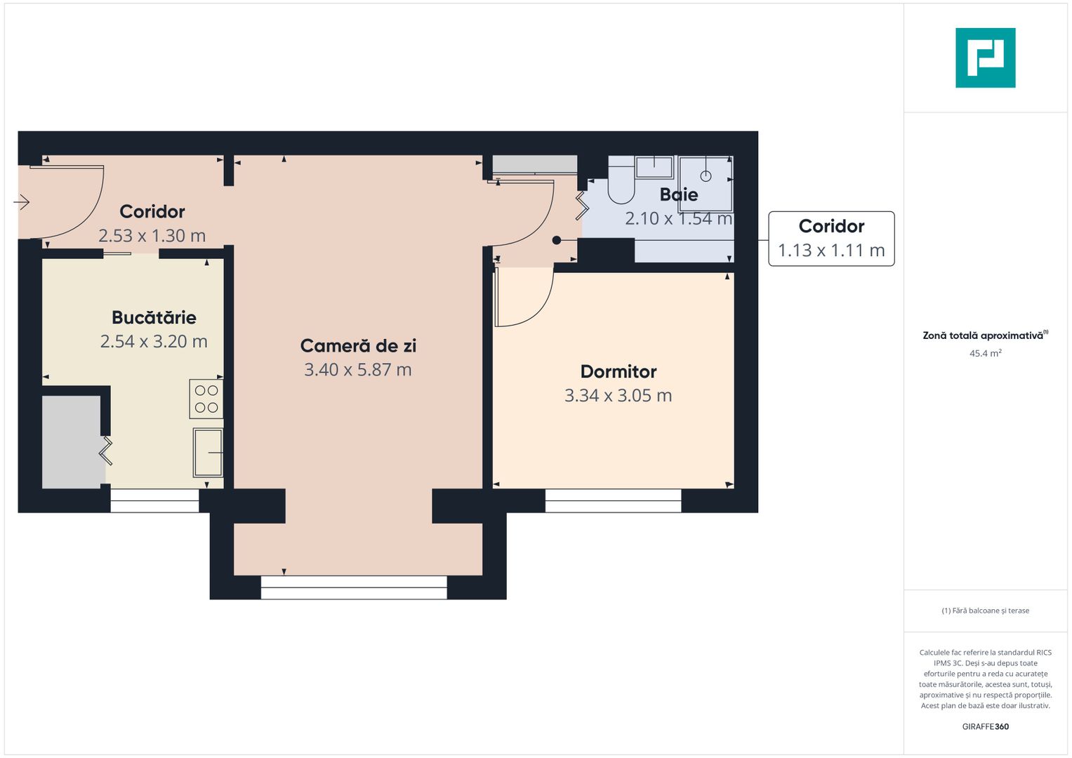 Apartament cu două camere zona gării - Poză 8