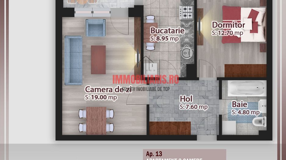 Nicolae Teclu-Metrou - Finisaje la alegere - Birou de Vanzari - Schiță 2