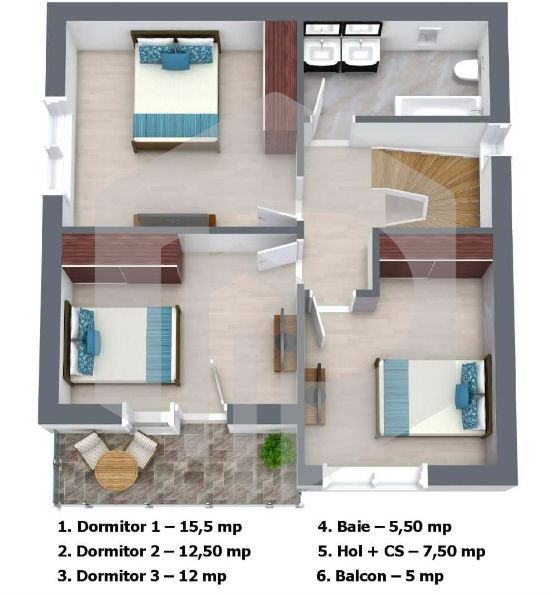 Casa individuala | 4 Camere | Selimbar- Intabulata- Teren 205 mp - Poză 6