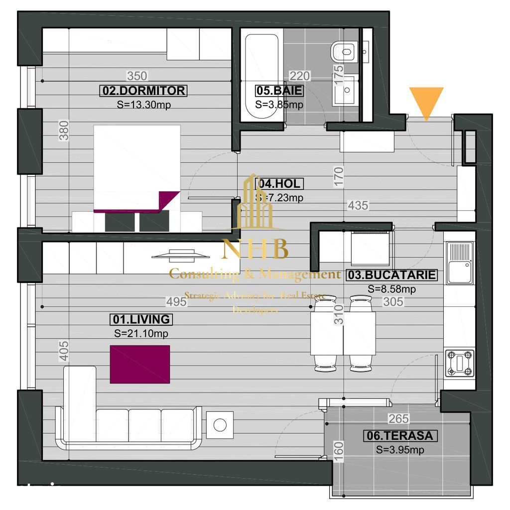 Apartament 2 Camere  – Prima Închiriere | Cloud9 Residence, Aviatiei – Pipera - Poză 7
