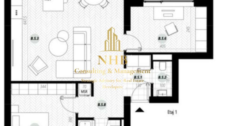 Apartament de ichiriat -3 camere-Catted Family-Pipera - Poză 7