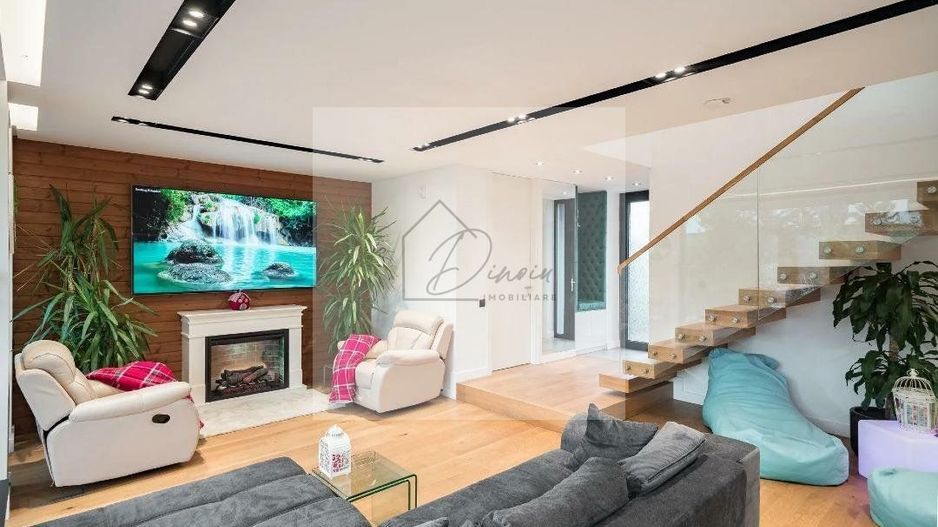 Vila pasiva (verde) de lux 4 camere Complex Amber Gardens Tunari - Poză 3