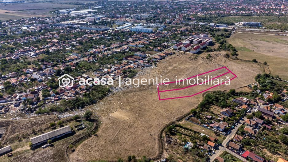 Teren intravilan pentru construcții – Sânnicolau Mic, Arad 12 euro/ mp - Poză 1