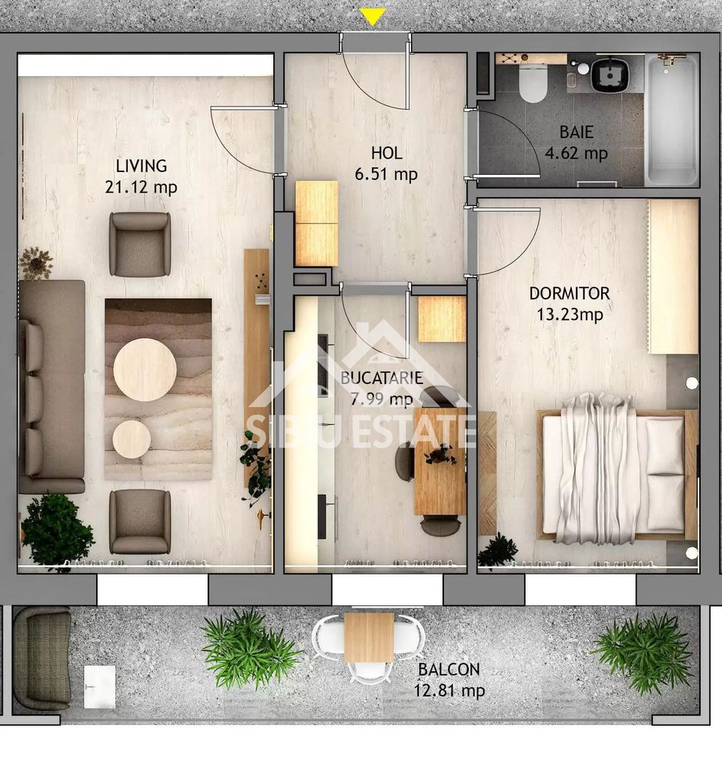 Apartament de vanzare cu 2 camere, etaj 1 bloc cu lift - Poză 7
