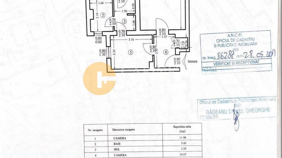 2 Camere - Zona Tudor – Iulius Mall - Etaj 1 – Ideal Investiție sau Locuit - Poză 9