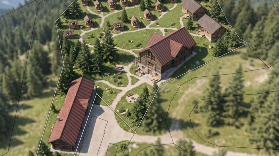 Complex turistic – potențial reconversie: pensiunsau cămin varstnici - Poză 1