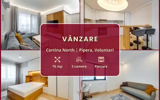 Cortina North || 3 camere || Nou || Finisaje de lux || Comision 0% - Poză 2