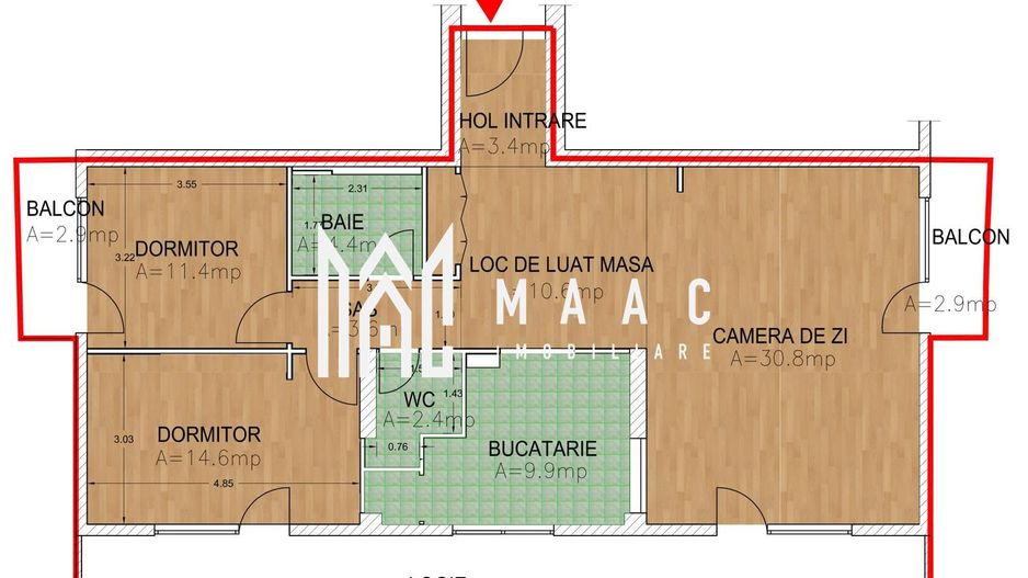 Apartament modern I La cheie I 3 camere I Lift I Hipodrom - Poză 2
