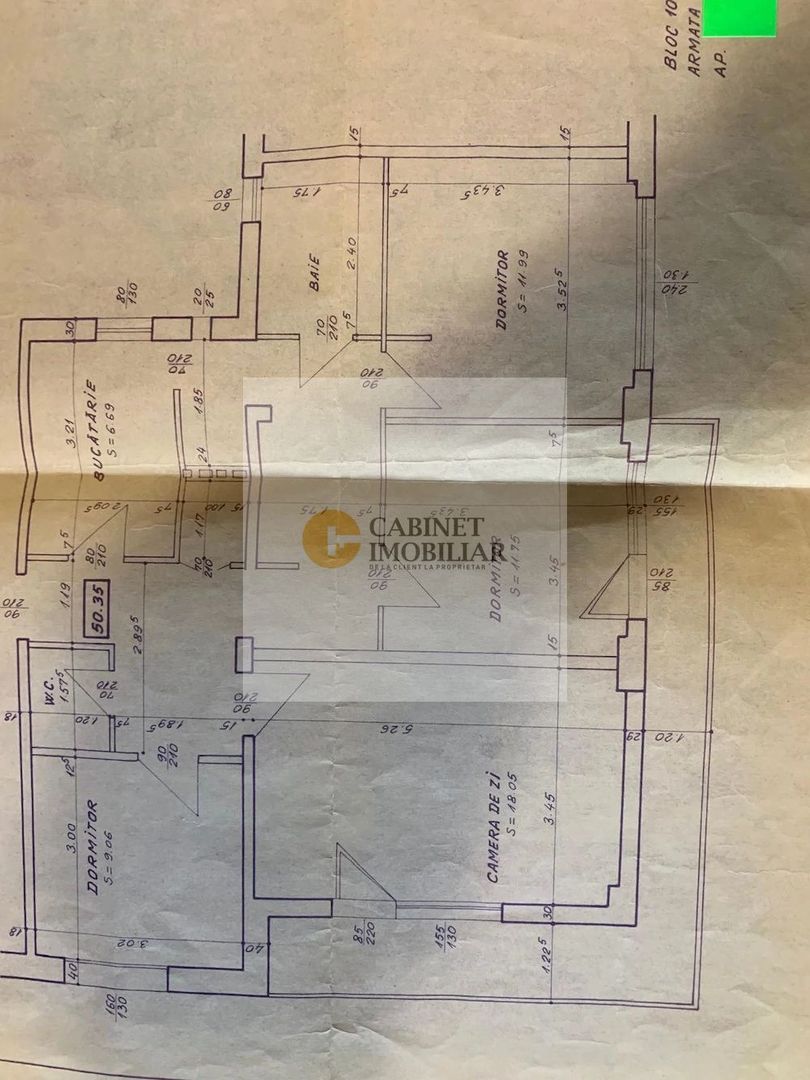 4 Camere - 97MP | Decomandat | Reabilitat | Metrou Lujer - 3 min - Schiță 6