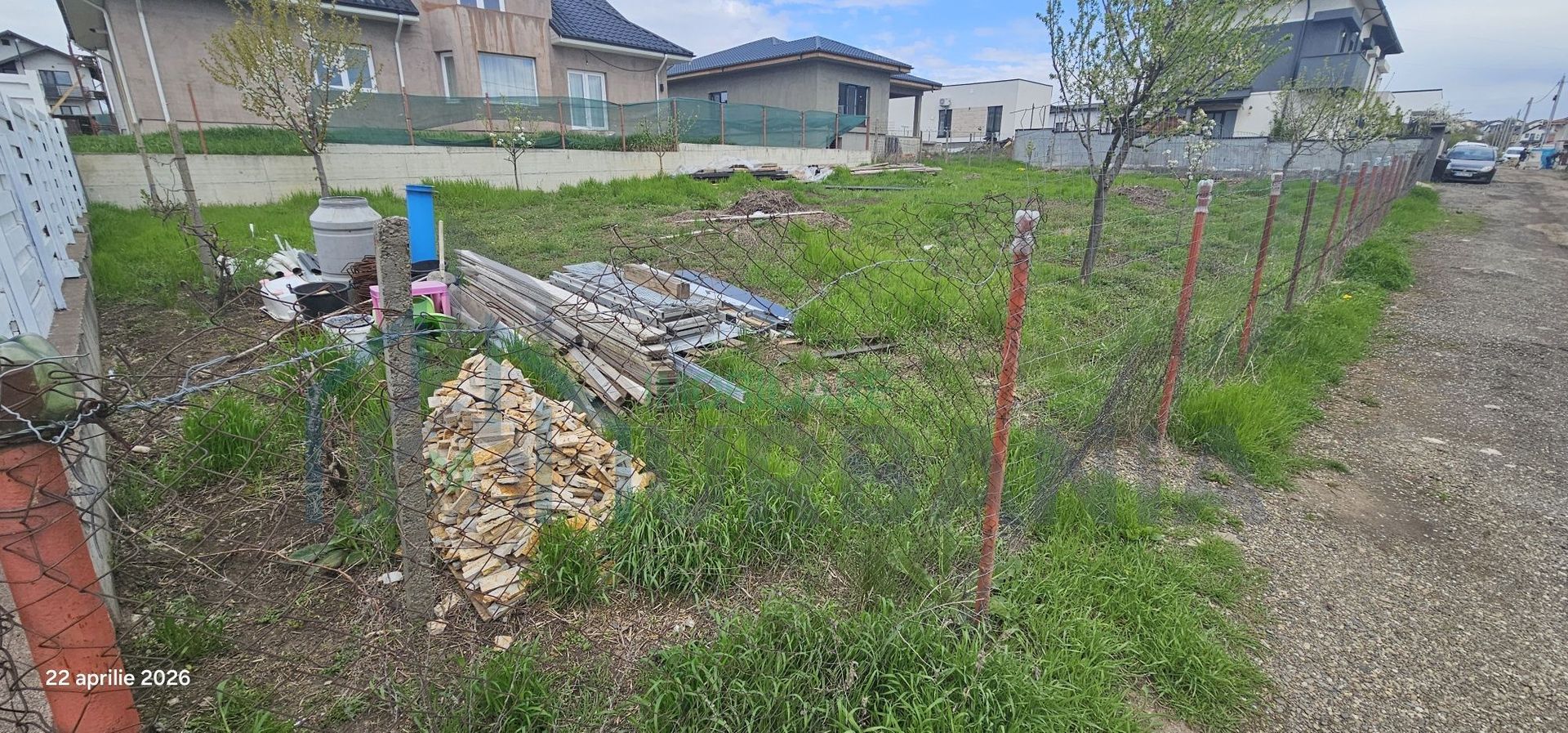 Teren de vânzare în Miroslava, Valea Adâncă, Str. George Călinescu – 500 mp, cu autorizație de construcție - Poză 1