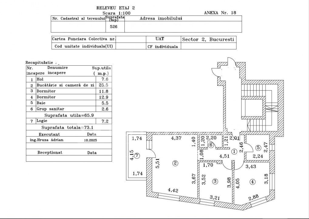Apartament 3 camere Doamna Ghica | 75mp | Imobil 2025 - Poză 7