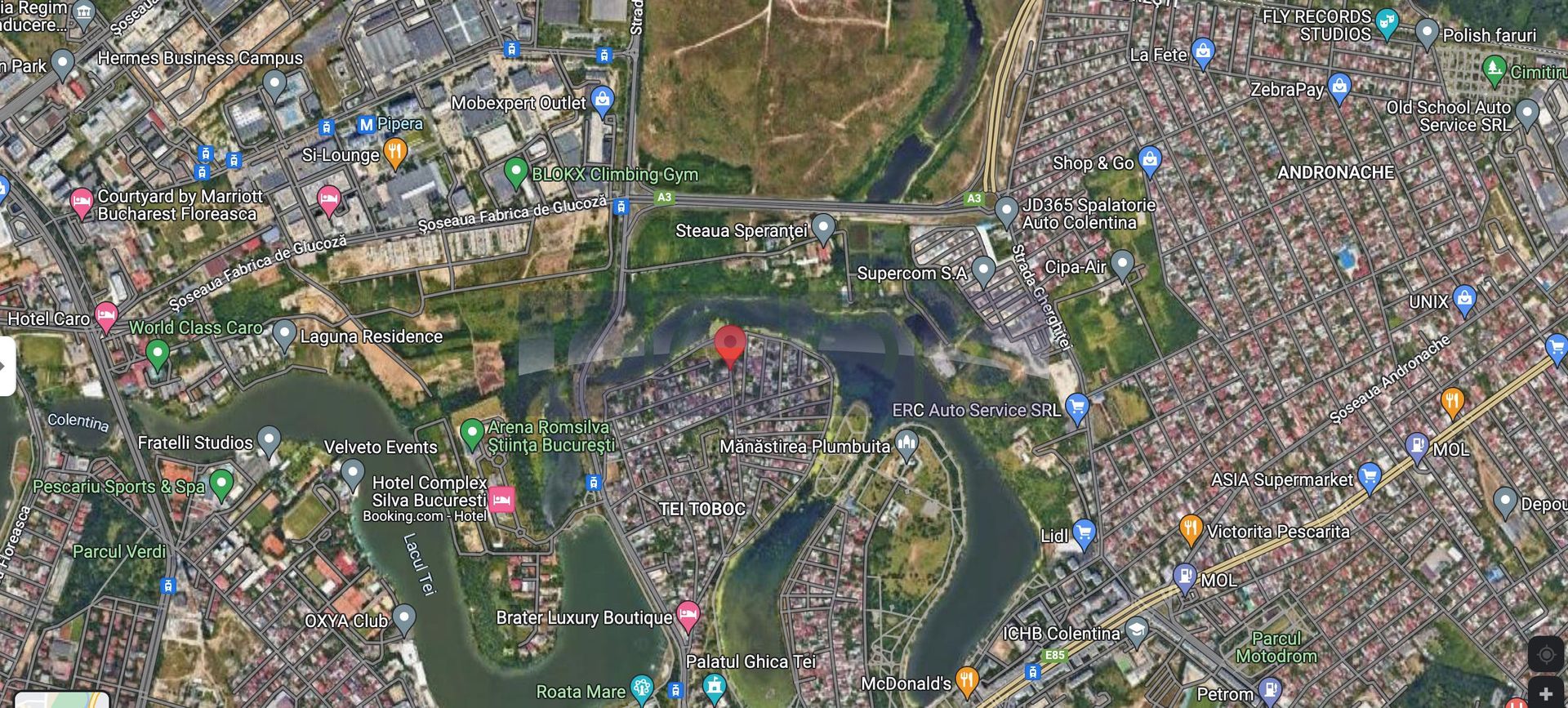 Teren 400 mp Lacul Tei - Insula |  Liber de constructii - Poză 3