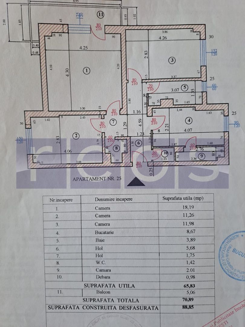 VANZARE 3 CAMERE DECOMANDAT - TIMPURI NOI - Poză 1