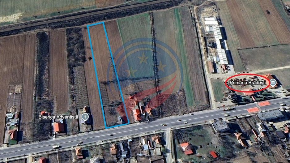 Casa Bradesti  teren  intravilan 7952 mp  deschidere 33 m la DE 70 - Poză 16