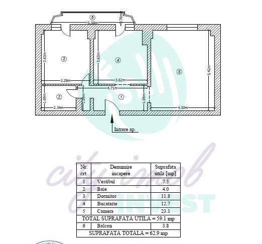Apartament 2 camere spatios | Calea Calarasi - Poză 7