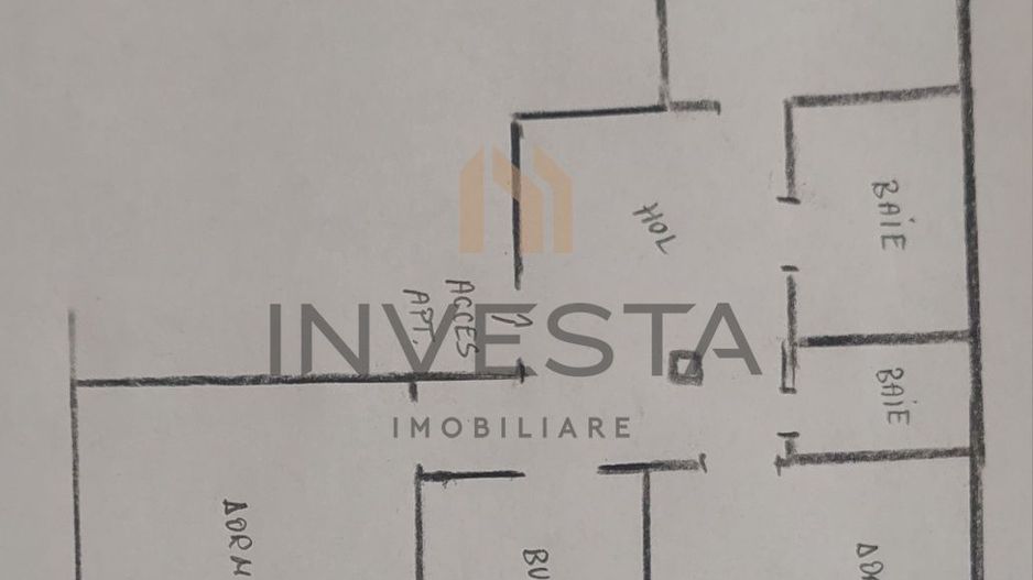 Apartament cu 3 camere decomandate, zona Piata Marasti! - Schiță 13