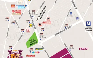 Apartament cu 2 camere, decomandat, finisaje moderne, zona Rond Metro - Poză 22