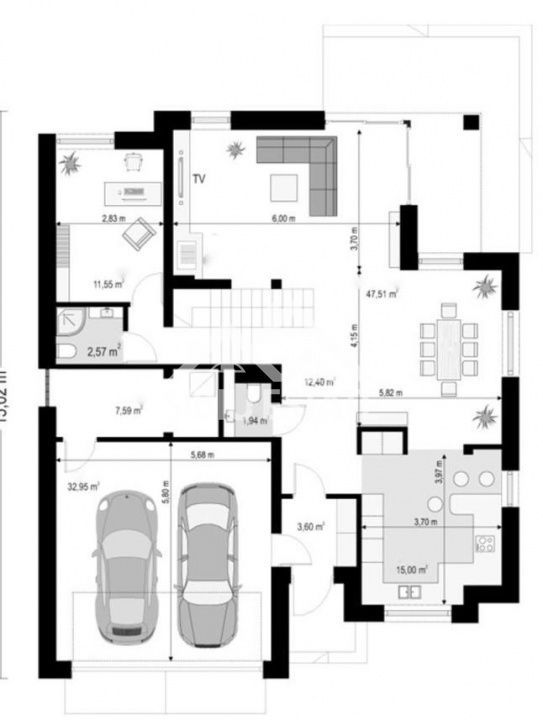 Casa individuala SIBIU, Selimbar, camere mari, 4 bai, garaj - Poză 8