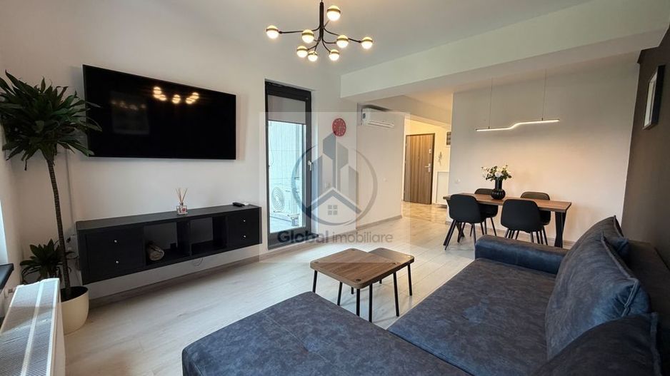 Apartament 2 camere Rond Pipera | 66 mp | Mobilat complet | 650 € - Poză 2