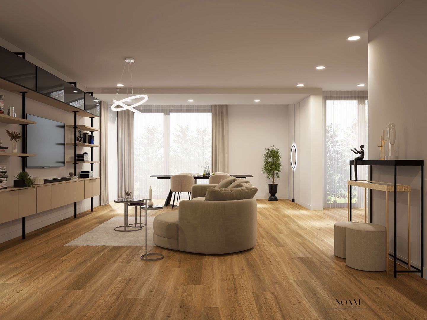 Apartament 3 camere zona BARBU VACARESCU | FABULOS VIEW| Fabrica de Glucoza - Poză 3