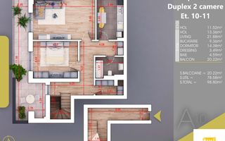 Apartament 2 Camere Spatios-Finalizat-Metrou Nicolae Teclu - Poză 1