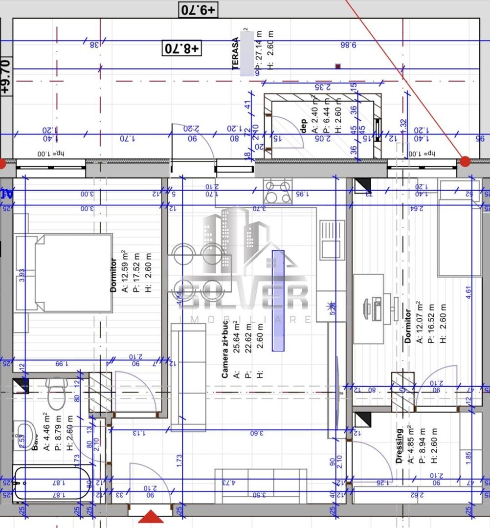 Apartament cu 3 camere/terasa 24 mp/boxa/finisaje incluse/PRET REDUS! - Poză 4