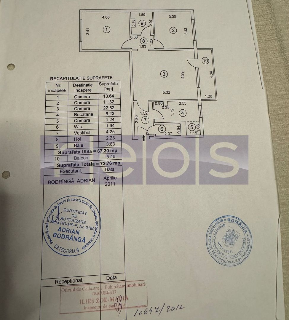 VANZARE 3 CAMERE | MOBILAT-UTILAT COMPLET | NOU RENOVAT | 67MP - Poză 18