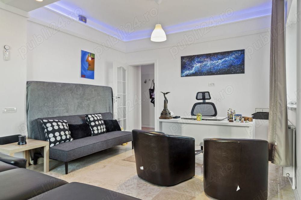 Studio Piata Romana, renovat complet, vedere panoramică dublă - Poză 3