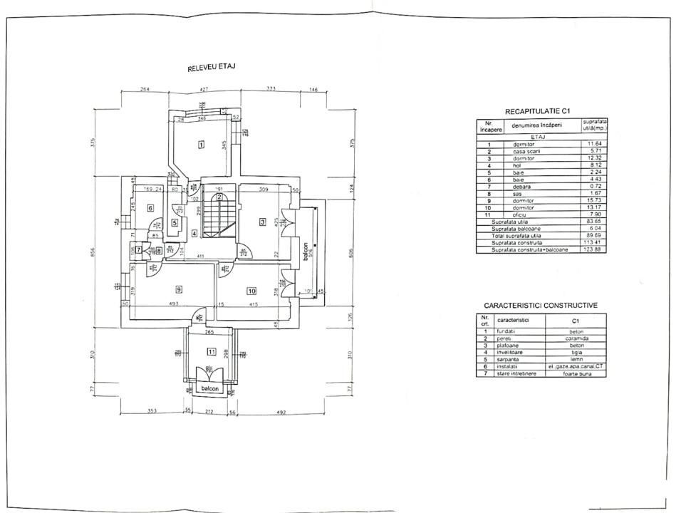 Vila deosebita Sinaia- Cumpatul - Schiță 26