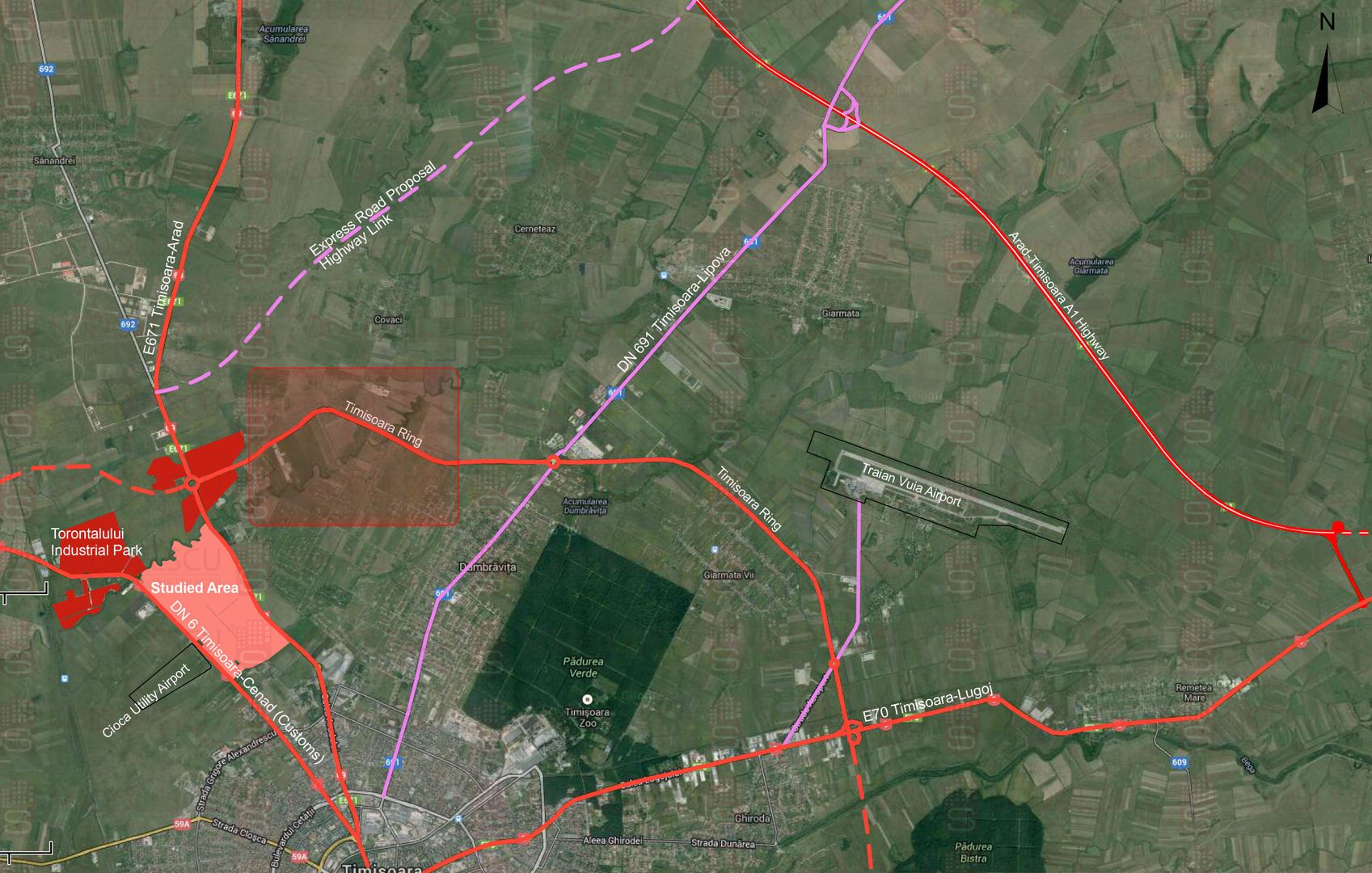 Teren comercial/industrial, Centura N Timisoara , inelul V. - Poză 7